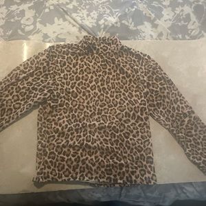 Printed crop top long sleeves